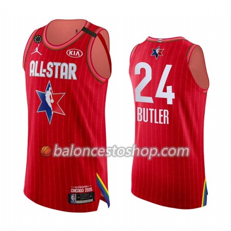 Camiseta Hombre NBA Miami Heat Jimmy Butler 24 2020 All-Star Jordan Brand Kobe Forever Rojo Swingman